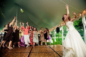 A Twist on the Garter Toss - Today's Bride